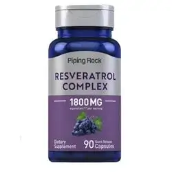 Resveratrol Complex, 1800 mg (per serving), 90 Quick Release Capsules