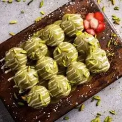 Pistachio Mini Pancakes