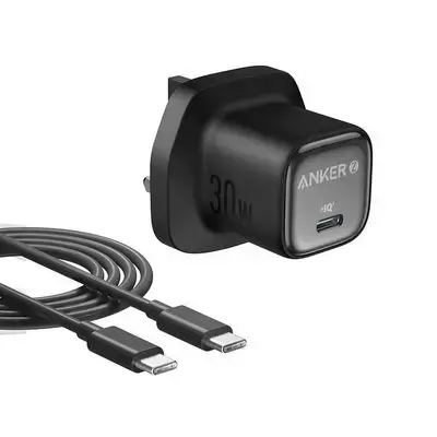 30W USB C Plug, Anker Zolo Compact GaN USB C Charger, Enhanced Temperature Control