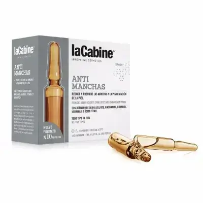 Lacabine AMPOLLAS ANTI-MANCHAS - 15pcs - 2ml | أمبولات الوجه لاكابين المضادة للبقع الداكنة 2 مل لجميع أنواع البشرة- 15 قطعة - 2 مل
