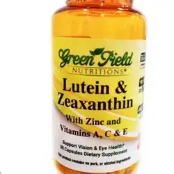 green field Lutein & Zeaxanthin - 30 Capsules