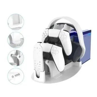 JYS Organizer and Display Stand For PS5 Accessories White