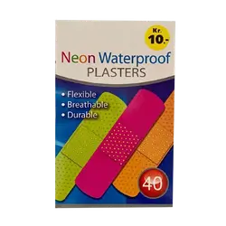 Neon Waterproof Plaster 40pcs