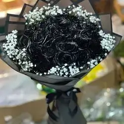 Bouqet flower black 20