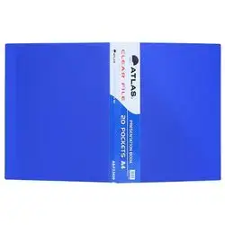File Folder Atlas Plastic Blue-30 pockets