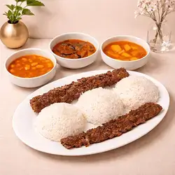 2 Kebab With Rice