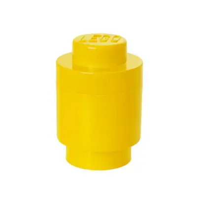 40301732 LEGO Storage Brick 1 Round (Yellow)