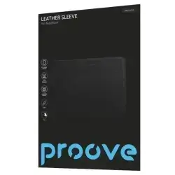 MacBook 15.4-16.2" - Proove - Magnetic Leather Case, Black