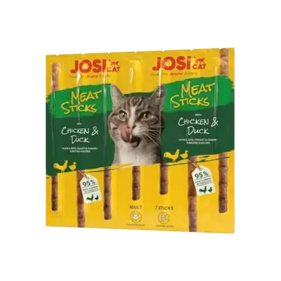 JosiCat - Meat Sticks Chicken & Duck 7×5g