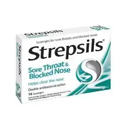 Strepsils Sore throat & Blocked nose 