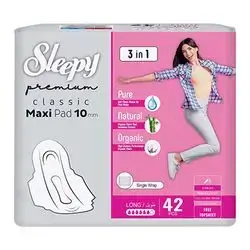 Sleepy Lady Pad 3In1 Maxi Long 42 Pads