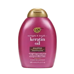 Strength & Length + Keratin Oil Shampoo Strength & Shine 385ml _ ogx