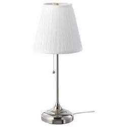Silver Table Lamp