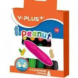 Y-Plus+ Peanut crayons for kids 12 colors