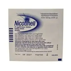 Nicotinell Stop Smoking patches 21mg in wrapper/لصقات نيكوتينيل للإقلاع عن التدخين ٢١ ملغ في غلاف