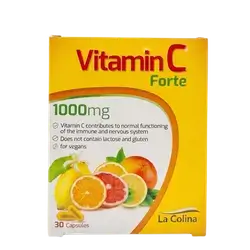 Vitamin C Forte 1000mg 30 Capsules _ La Colina