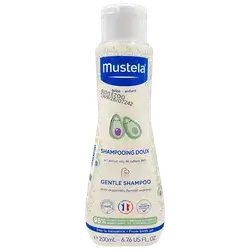 Gentle Shampoo with Organically Farmed Avocado 200ml _ mustela