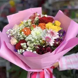 Bridal Bouquet With Natural Flowers