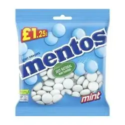 Mentos Drops Mint Uk 135g