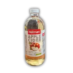 Herman's Red Vinegar Glass Bottle 473ml