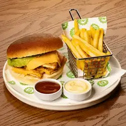 Chicken Burger With Cheese