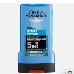 L'Oréal Hydra Power Mountain Water 5in1 Body/Face/Hair/Beard Shower Gel