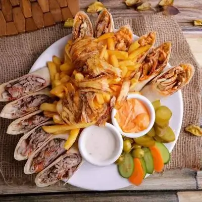 Double Arabic Chicken Shawarma