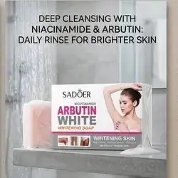 SADOER Nicotinamide Arbutin White Whitening Soap