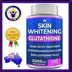 Skin whitening glutathione 2000 mg 120 cap