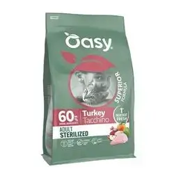 Oasy Adult sterilized Turkey , urinary tract , correct digestion 1,5kg