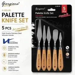 palette knife set 5 pcs big set