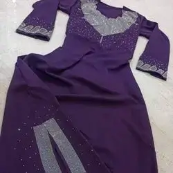 Fabric Cinderella Pattern Dip Free Size