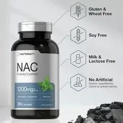 NAC 1200mg 250 Capsules