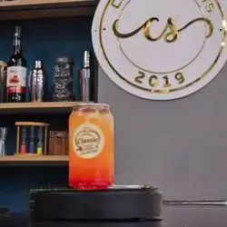 Orange And Strawberry Mojito 