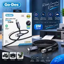 Go-Des USB-C Data Synce printer Cable GD-HM837