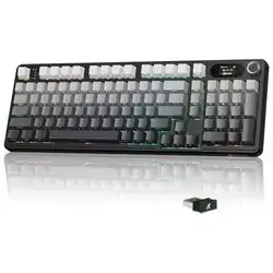 ATTACK SHARK X98 Pro Mechanical Keyboard Moonlit Night Blueberry Switch