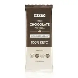 Vegan Keto Chocolate With Mct Oil And Caramelised Hazelnuts