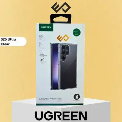 UGREEN Clear Protective Case for Galaxy S25 Ultra – Shockproof, Scratch-Resistant, Crystal Clear TPU Cover