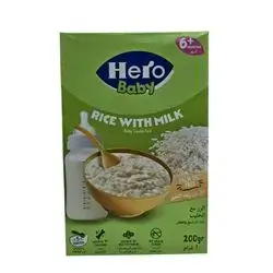 هيرو بيبي - سيريلاك الرز مع الحليب 6+ اشهر//هيرو بيبي - سيريلاك الرز مع الحليب 6+ اشهر//Hero Baby - Cerelac Rice with Milk 6+ Months