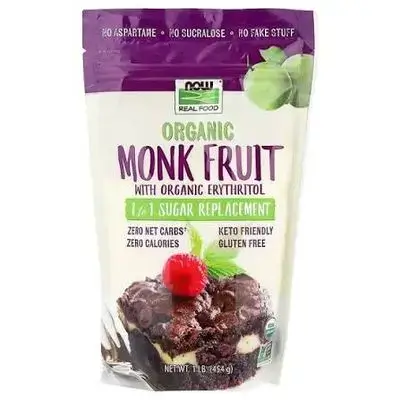 now real food - monk fruit with organic erythritol