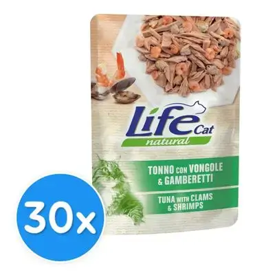 Life Cat Tuna with Clams & Shrimps x30