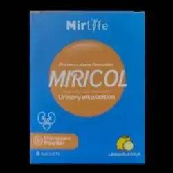 MIRICOL (PREVENT STONE FORMATION AND HELPS FOR SALT EXCRETION) URINARY ALKALIZATION 6 SACHET