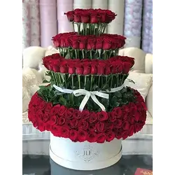 Box of Red Rose VIP Flowers