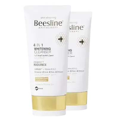 4 In 1 Whitening Cleanser 2Pcs*150ml _ Beesline