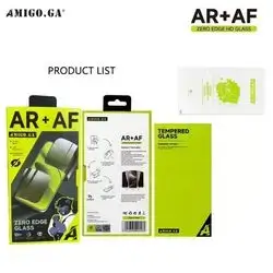 يتميز الزجاج بتقنيات AR (مضاد للانعكاس) و AF (مضاد لبصمات الأصابع) لتوفير وضوح عالي ولمس ناعم.صُمم هذا الواقي لتغطية الشاشة بالكامل من الحافة إلى الحافة دون وجود حواف سوداء، مما يوفر حماية قوية ضد الخدوش