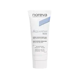 AQUAREVA Rich Moisturizing Cream 24H for Dry to Very Dry Skin 40ml _ noreva