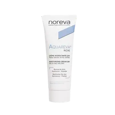AQUAREVA Rich Moisturizing Cream 24H for Dry to Very Dry Skin 40ml _ noreva