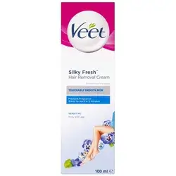 Veet Silky Smooth Hair Removal Cream Sensitive Skin 100ml