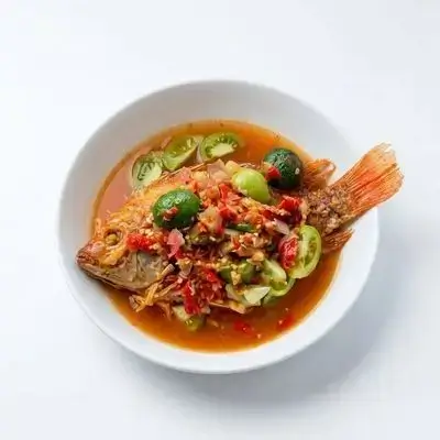 Tilapia With Coarse Chili Pecac Sauce