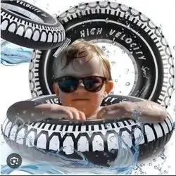 Inflatable Tire Pool Float, Small
